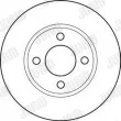 Jeu de 2 disques de frein arrière JURID 561240JC - Visuel 2