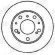 Jeu de 2 disques de frein avant JURID 561321JC - Visuel 2