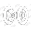 Jeu de 2 disques de frein avant JURID 561437JC-1 - Visuel 2