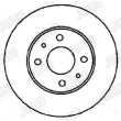 Jeu de 2 disques de frein avant JURID 561486JC - Visuel 2
