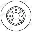 Jeu de 2 disques de frein avant JURID 561488JC - Visuel 2