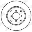 Jeu de 2 disques de frein avant JURID 561505JC - Visuel 2