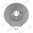 Jeu de 2 disques de frein avant JURID 561553JC-1 - Visuel 1
