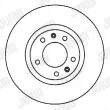Jeu de 2 disques de frein arrière JURID 561597JC - Visuel 3
