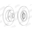 Jeu de 2 disques de frein arrière JURID 561620JC-1 - Visuel 3