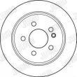 Jeu de 2 disques de frein arrière JURID 562100JC - Visuel 2