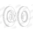 Jeu de 2 disques de frein avant JURID 562190JC-1 - Visuel 2