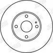 Jeu de 2 disques de frein avant JURID 562197JC - Visuel 2