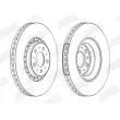Jeu de 2 disques de frein avant JURID 562217JC-1 - Visuel 2