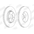 Jeu de 2 disques de frein avant JURID 562241JC-1 - Visuel 2