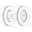Jeu de 2 disques de frein avant JURID 562248JC-1 - Visuel 2