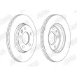 Jeu de 2 disques de frein arrière JURID 562262JC - Visuel 2