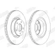 Jeu de 2 disques de frein avant JURID 562271JC-1 - Visuel 2