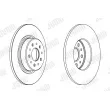 Jeu de 2 disques de frein arrière JURID 562275JC - Visuel 3
