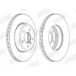 Jeu de 2 disques de frein avant JURID 562350JC-1 - Visuel 2