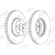 Jeu de 2 disques de frein avant JURID 562384JC-1 - Visuel 2
