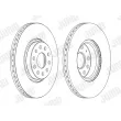 Jeu de 2 disques de frein avant JURID 562387JC-1 - Visuel 2