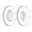 Jeu de 2 disques de frein avant JURID 562390JC-1 - Visuel 2