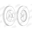 Jeu de 2 disques de frein avant JURID 562392JC-1 - Visuel 2
