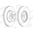Jeu de 2 disques de frein avant JURID 562397JC-1 - Visuel 2