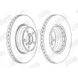 Jeu de 2 disques de frein avant JURID 562401JC-1 - Visuel 2
