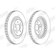 Jeu de 2 disques de frein avant JURID 562402JC-1 - Visuel 2