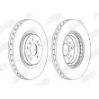 Jeu de 2 disques de frein avant JURID 562403JC-1 - Visuel 2