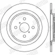 Jeu de 2 disques de frein arrière JURID 562422JC - Visuel 2