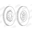 Jeu de 2 disques de frein avant JURID 562423J-1 - Visuel 2