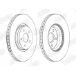 Jeu de 2 disques de frein avant JURID 562434JC-1 - Visuel 2