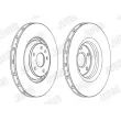 Jeu de 2 disques de frein avant JURID 562508JC-1 - Visuel 2