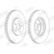 Jeu de 2 disques de frein avant JURID 562511JC-1 - Visuel 2