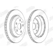 Jeu de 2 disques de frein arrière JURID 562513JC-1 - Visuel 2