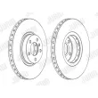 Jeu de 2 disques de frein avant JURID 562520JC-1 - Visuel 2