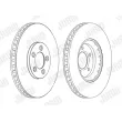 Jeu de 2 disques de frein avant JURID 562533JC-1 - Visuel 2