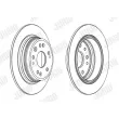 Jeu de 2 disques de frein arrière JURID 562543JC - Visuel 2