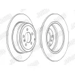 Jeu de 2 disques de frein avant JURID 562558JC-1 - Visuel 2