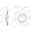 Jeu de 2 disques de frein arrière JURID 562563JC - Visuel 3