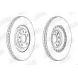 Jeu de 2 disques de frein avant JURID 562579JC-1 - Visuel 2