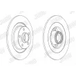 Jeu de 2 disques de frein arrière JURID 562608J-1 - Visuel 2