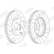 Jeu de 2 disques de frein avant JURID 562634JC-1 - Visuel 2