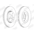 Jeu de 2 disques de frein avant JURID 562643JC-1 - Visuel 2
