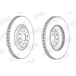 Jeu de 2 disques de frein avant JURID 562663JC-1 - Visuel 2