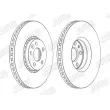 Jeu de 2 disques de frein avant JURID 562672JC-1 - Visuel 2