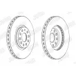 Jeu de 2 disques de frein avant JURID 562688JC-1 - Visuel 2