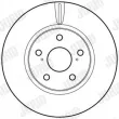 Jeu de 2 disques de frein avant JURID 562689JC - Visuel 2