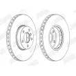 Jeu de 2 disques de frein avant JURID 562691JC-1 - Visuel 2