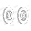 Jeu de 2 disques de frein avant JURID 562703JC-1 - Visuel 2