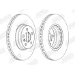 Jeu de 2 disques de frein avant JURID 562711JC-1 - Visuel 2