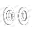 Jeu de 2 disques de frein avant JURID 562713JC-1 - Visuel 2
